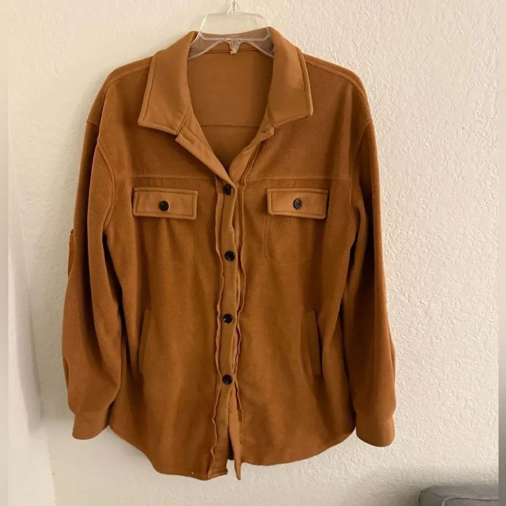 Women's Tan Jacket - Picture 1 of 8